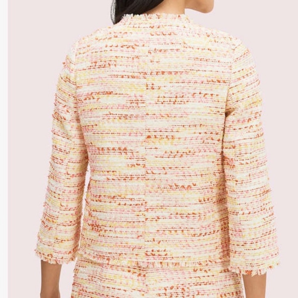 Kate Spade Tweed Chic Multicolor Jacket - Picture 2 of 13